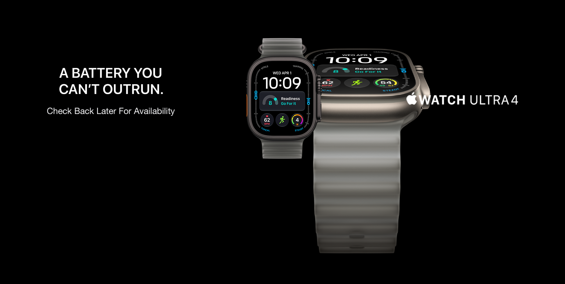 Bientot disponible, apple watch Ultra 4